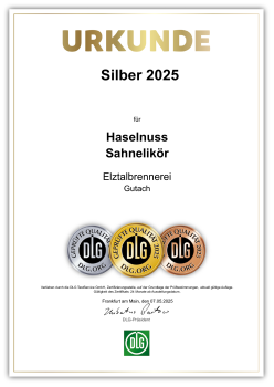 Haselnuss Sahnelikör 17 %vol