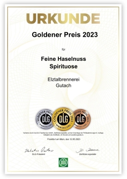 Haselnuss Spirituose 38%vol 0,5l