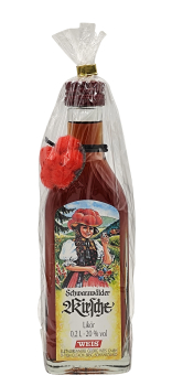 Schwarzwaldfläschchen Schwarzwälder Kirschlikör 20%vol 200ml
