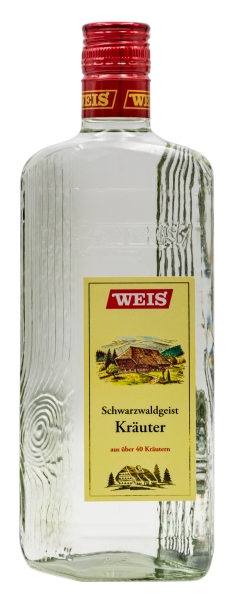Schwarzwaldgeist klarer Kräuter - Spirituose 40%vol 0,5l