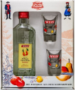 Geschenkpackung Holzscheitflasche Williams-Christ-Birne 40% 200ml
